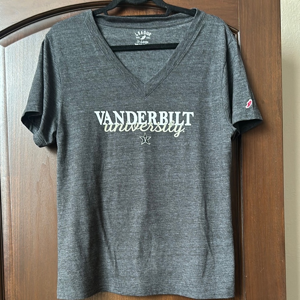 Vanderbilt university women’s v-neck league Tshirt